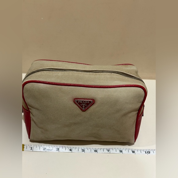 Prada Canvas & Leather Pochette - Picture 8 of 15